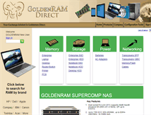 Tablet Screenshot of goldenram.com